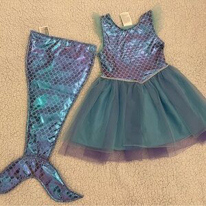 H&M Shimmering Mermaid Costume - Blue and Purple